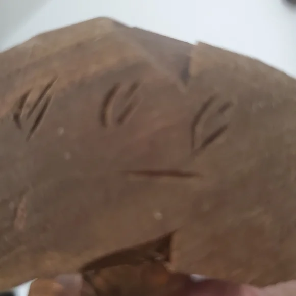 𝅺vintage Rare Hand Carved Folk Art Couple - Picture 4 of 9